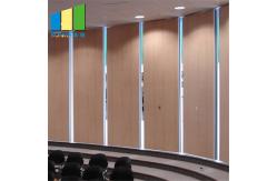 China Operable Foldable Sliding Office Sound Proof Partitions Laminate Surface supplier