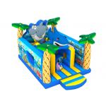 PVC 0.55mm Ocean Themed Shark 4.5x7x4m Inflatable Jumping Castle for sale