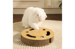 China Indoor Interactive Cat Scratching Board Round Cat Scratch Board OEM supplier