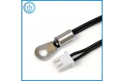 China Ring Lug 10K 3950 Power NTC Thermistor 125deg Surface Temperature Sensor supplier