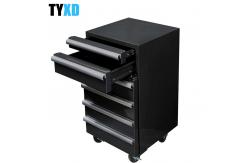 China Cold Rolled Steel Rolling Tool Cabinet , 2 Drawer Metal Tool Box supplier