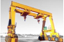 China RTG Mobile Gantry Crane 5t~200t Load Capacity Outdoor With Heavy Duty supplier