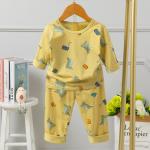 Summer Childrens Matching Pjs / Long Sleeve Pyjamas 5% Spandex 130cm 140cm Height for sale