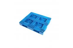 China 100% Recycled One Way Plastic Pallets Blue Plastic Reusable Pallets supplier