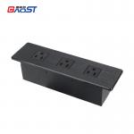 China 162mm Recessed Surge Protector Desk Outlet Sockets With Usb OEM for sale