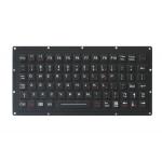 81 Keys Durable IP65 Waterproof Military Mini Silicone Ruber Keyboard For Ruggedized Computer for sale