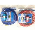 Red and Blue Color r134a refrigerant hose with Brass Fittings and Charge couplers for sale
