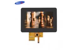 China ROHS ISO9001 TFT LCD Display 24 Bit RGB Interface With CTP supplier