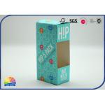 Spot UV C1S Folding Box Candy Package Customized Die Cut Window for sale