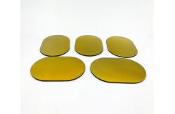 China OEM Optical Quartz Glass Plate Hr Coating With Gold Layer supplier