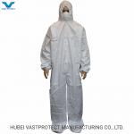 CE Cat 3 Type 5 6 Anti-Static En1149 Microporous Disposable Coveralls with Bootscover for sale