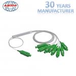 Fiber Optic Splitter Mini Module PLC Steel Tube 1x8 With SC/APC Connecter for sale