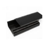 Cover / Enclosure Extruded Aluminum Extrusions For Electronics In Black
