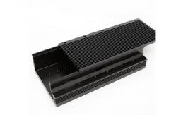 China Cover / Enclosure Extruded Aluminum Extrusions For Electronics In Black supplier