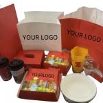Custom Eco-Friendly Fast Food Burger Box for Takeaway with Matt Lamination Printing Handling and Customer's Logo for sale