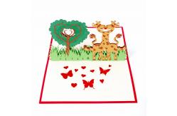 China OEM 3D Pop Up Valentine Cards ,  3D Greeting Card Offset Printing FCC Certificates supplier