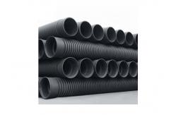 China SN8 Buried Drain Pipe Double Wall Polyethylene HDPE Sewer Pipe supplier