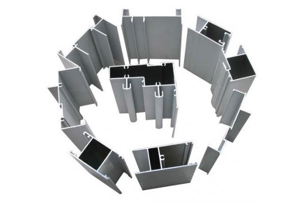 Hollow Single-Glass Aluminum Window Extrusion Profiles With Fluorocarbon Powder Spray Coating