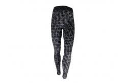 China Women Flat Knit Seamless Patterned Yoga Pants 65% Polyester 5% Spandex supplier