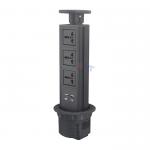 Wear Resistant Aluminum Kitchen Pop Up Tower Socket for sale