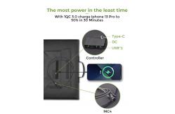 China 100w Solar Folding Panel Charger Waterproof And Portable For Emergency Situations supplier