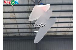 China Nylon Cloth Hanging Inflatable Lightning Decoration Wind Resistant supplier