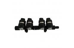China Assembled 4 Cylinder Black LPG CNG Injector Rail 2Ohm / 3Ohm supplier