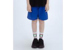 China 90cm To 130cm Polyester Cotton Kid Sports Shorts supplier
