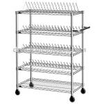 Customized ESD Storage Shelves, Industrial Wire Shelving System Resistance 10e6-10e9 Ohm