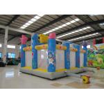 Amusement Park Kids Inflatable Bounce House Digital Printing Fireproof  Material