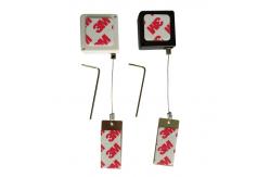 China Jewelry Security Retractable Pull Box Tether For Store Protection Square Shape supplier