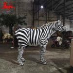 Manual Control Realistic Animatronic Zebra Customized Available for sale