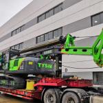 32m 150 KN.M Bore Pile Driver Machine KR150D 30rmp for sale