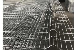 China Square Post H3000mm Anti Climb Mesh Fence OHSAS Flat Bar Steel Fence supplier