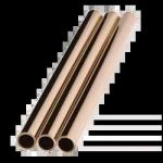 Polished Copper Nickel Pipe With Customized Outer Diameter ±0.1mm Tolerance