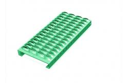China Anti Skid Serrated Walkway Punched Aluminum Grip Strut supplier
