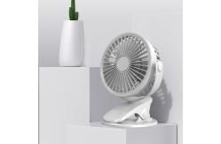 China 162g Rechargeable Clip Fan USB Oscillating Desk Fan With 3000mAh Battery supplier
