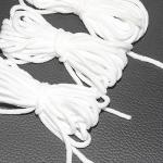 3 Ply Customized Elastic String Cord For Disposable Ear Loop Face Mask for sale
