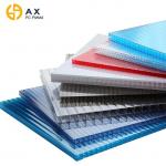 Anti UV Twin Wall 6mm Polycarbonate Hollow Sheet for sale
