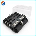 6 Way 176g Marine Fuse Block With Negative Bus LED Indicator 12-16AWG for sale