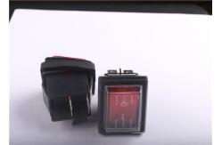 China Small 16A T100 Waterproof Rocker Switch 100M Ω Insulation Resistance With Dust Cover supplier