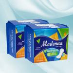 Cotton Soft Non Woven Topsheet Women Sanitary Napkin Wing Type 285mm for sale