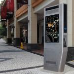 3600W 4000cd/m2 FHD 55 Interactive Touch Screen Kiosk