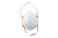 China Red Head Straps 4 Ply Antibacterial Face Mask Ffp2 With Two Valves supplier