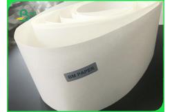 China 28GSM*27mm*5000m Biodegradable Eco Friendly Straw Pipe Wrapping Paper Roll Packing supplier