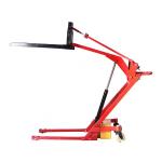 China Hydraulic pallet truck Folding hydraulic stacker Workshop crane Lifting truck for sale
