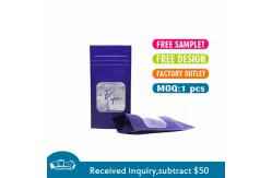China Matte 4.75 Inch Flat Foil Pouches Resealable Stand Up Pouches With Window supplier