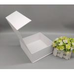Custom Rigid Magnetic Gift Boxes With Insert Flip Top Square Rectangle Book Style Packaging for sale