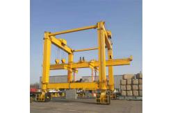 China Double Girder RTG Mobile Gantry Crane With Beam For Construction Site supplier