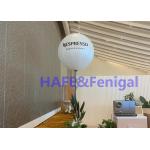 Advertising Decorative PVC Tripod Moon Balloon Lights 600W Exhibition Activity Guide 90cm for sale